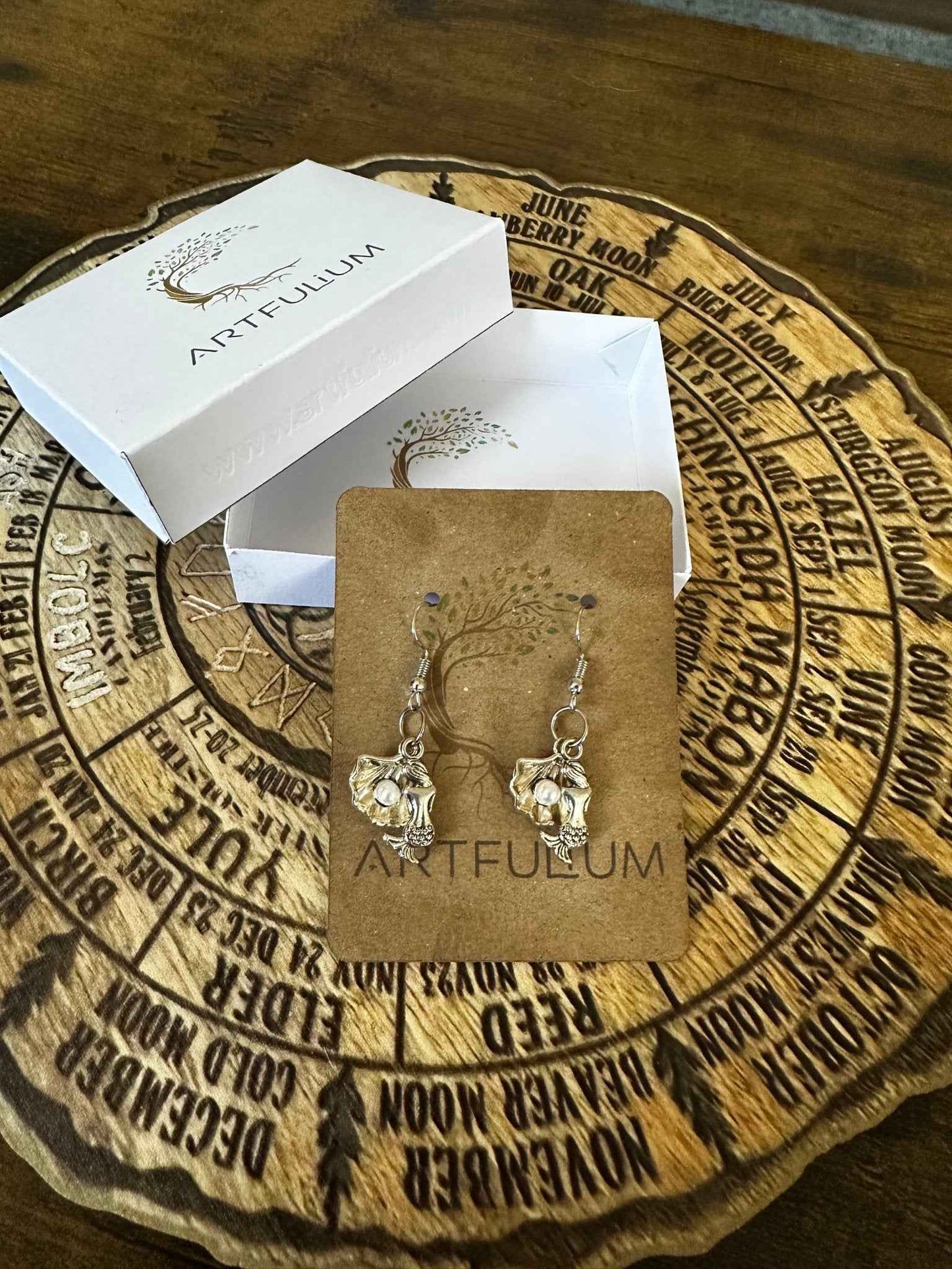 Mermaid Pearl Drop Earrings – Ocean-Inspired Jewelry for a Magical Touch