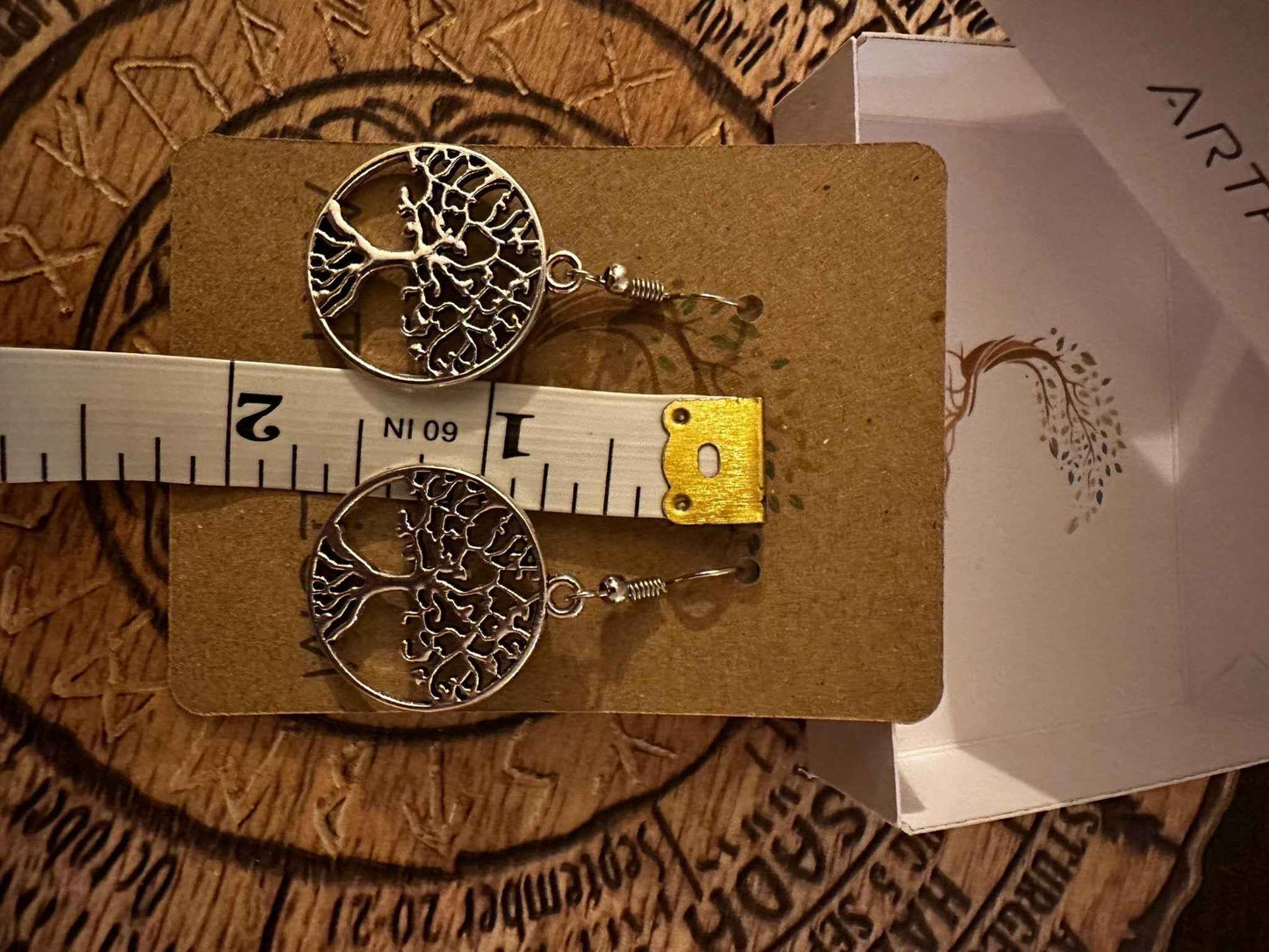 Tree of Life Earrings | Handmade Norse Yggdrasil Jewelry