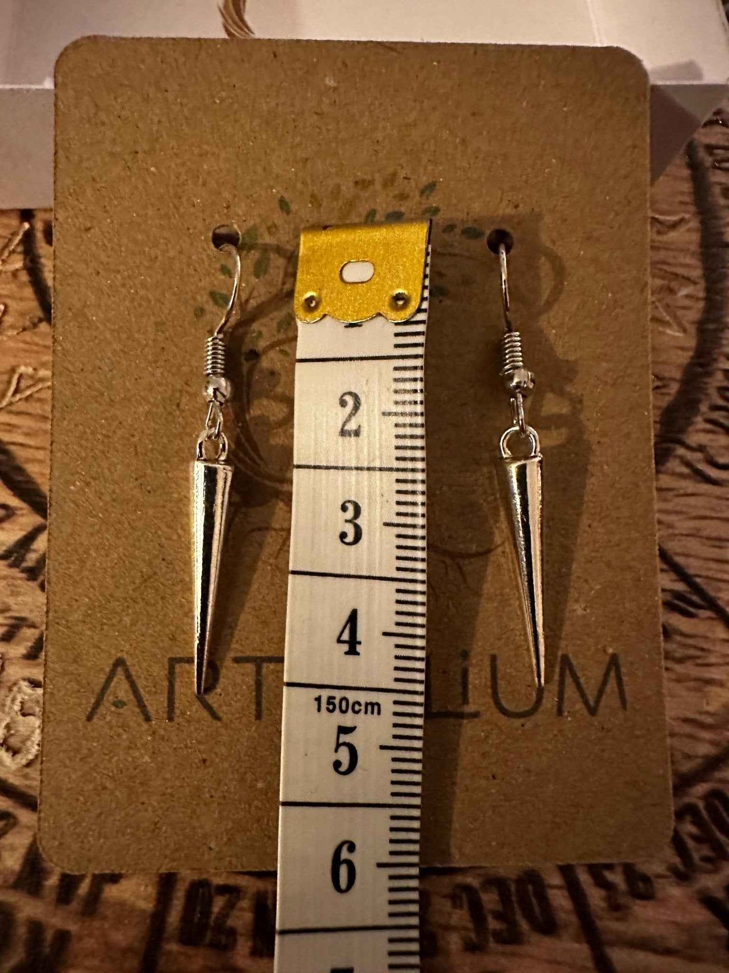 Bold Long Spike Earrings for Sensitive Ears | Dangle Jewelry