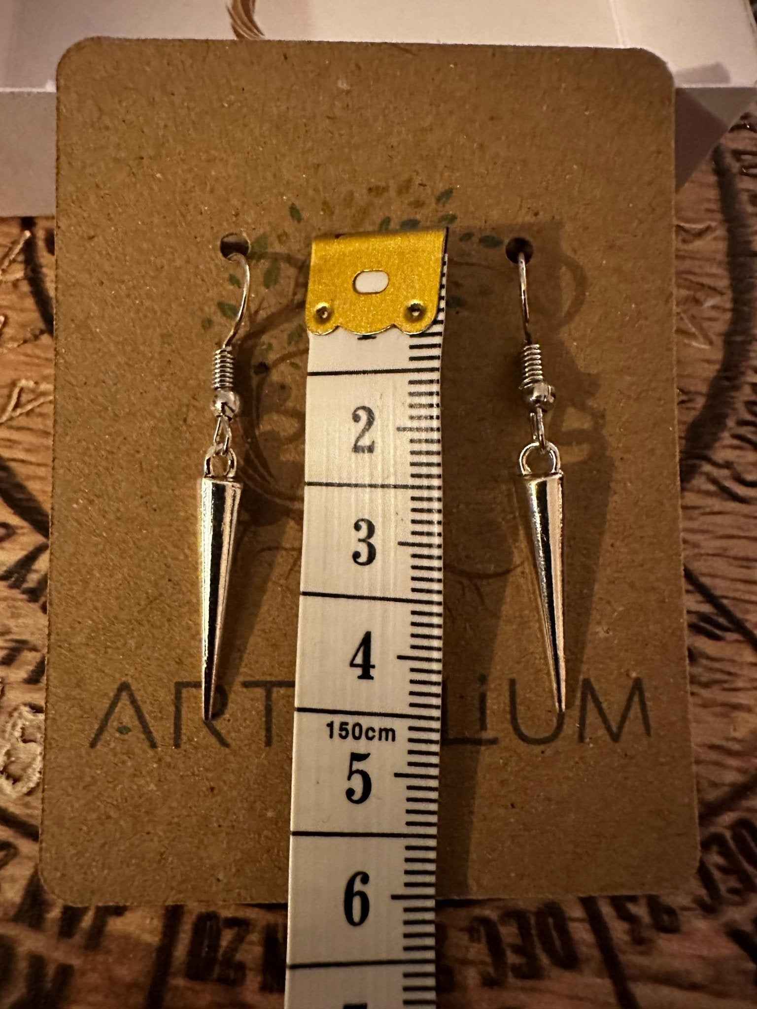 Bold Long Spike Earrings for Sensitive Ears | Dangle Jewelry