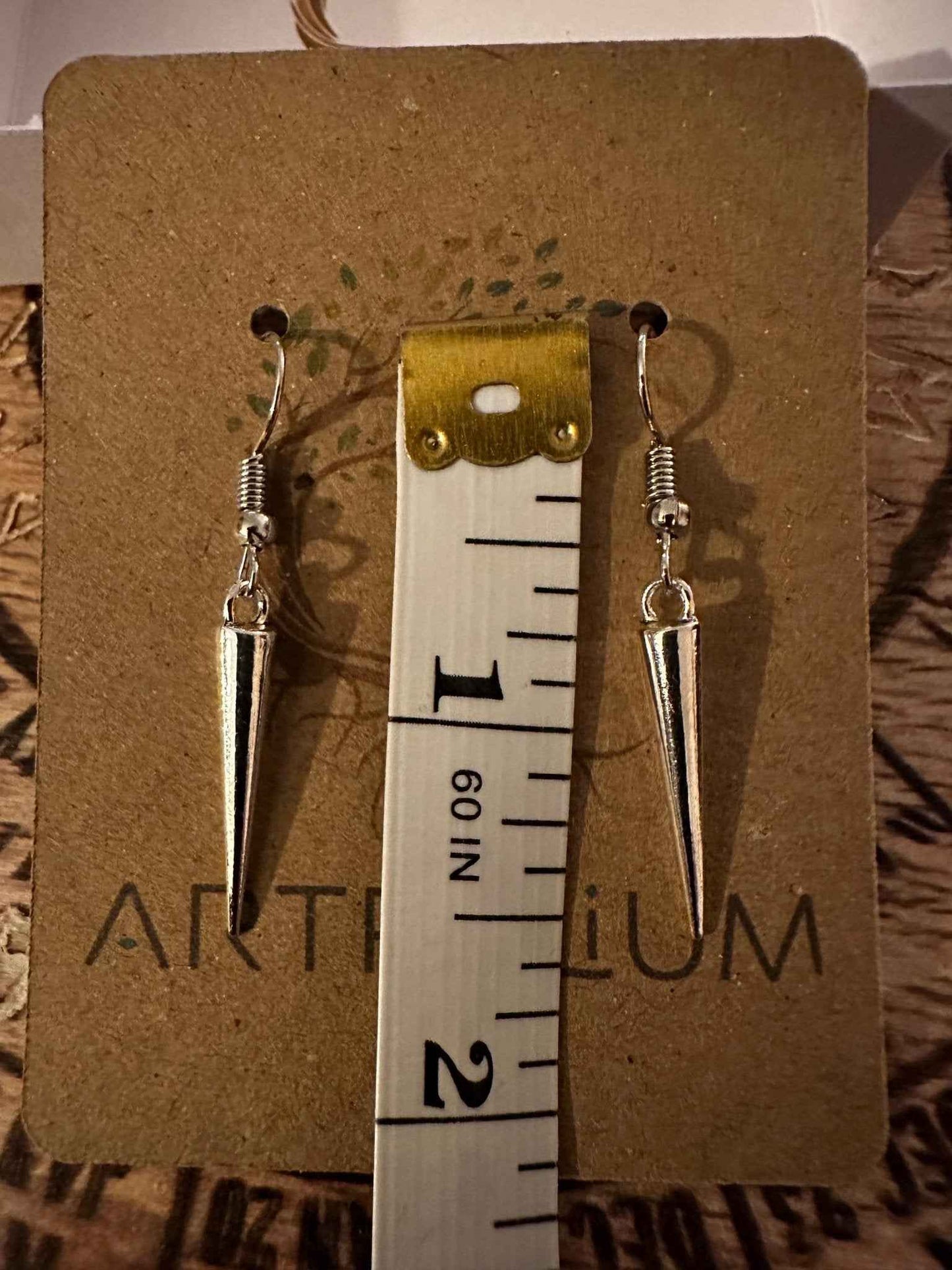 Bold Long Spike Earrings for Sensitive Ears | Dangle Jewelry