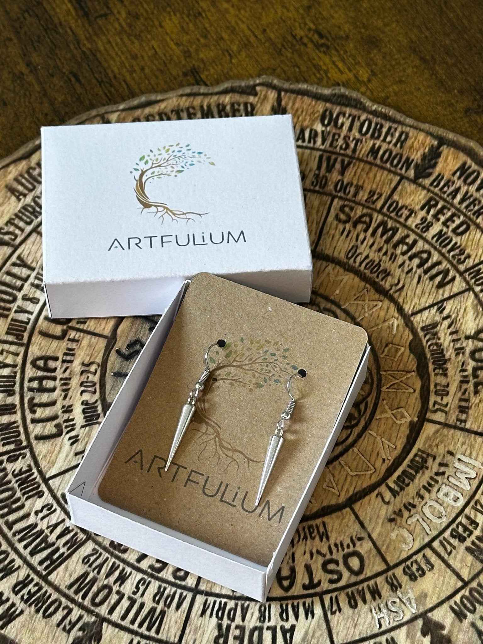 Bold Long Spike Earrings for Sensitive Ears | Dangle Jewelry