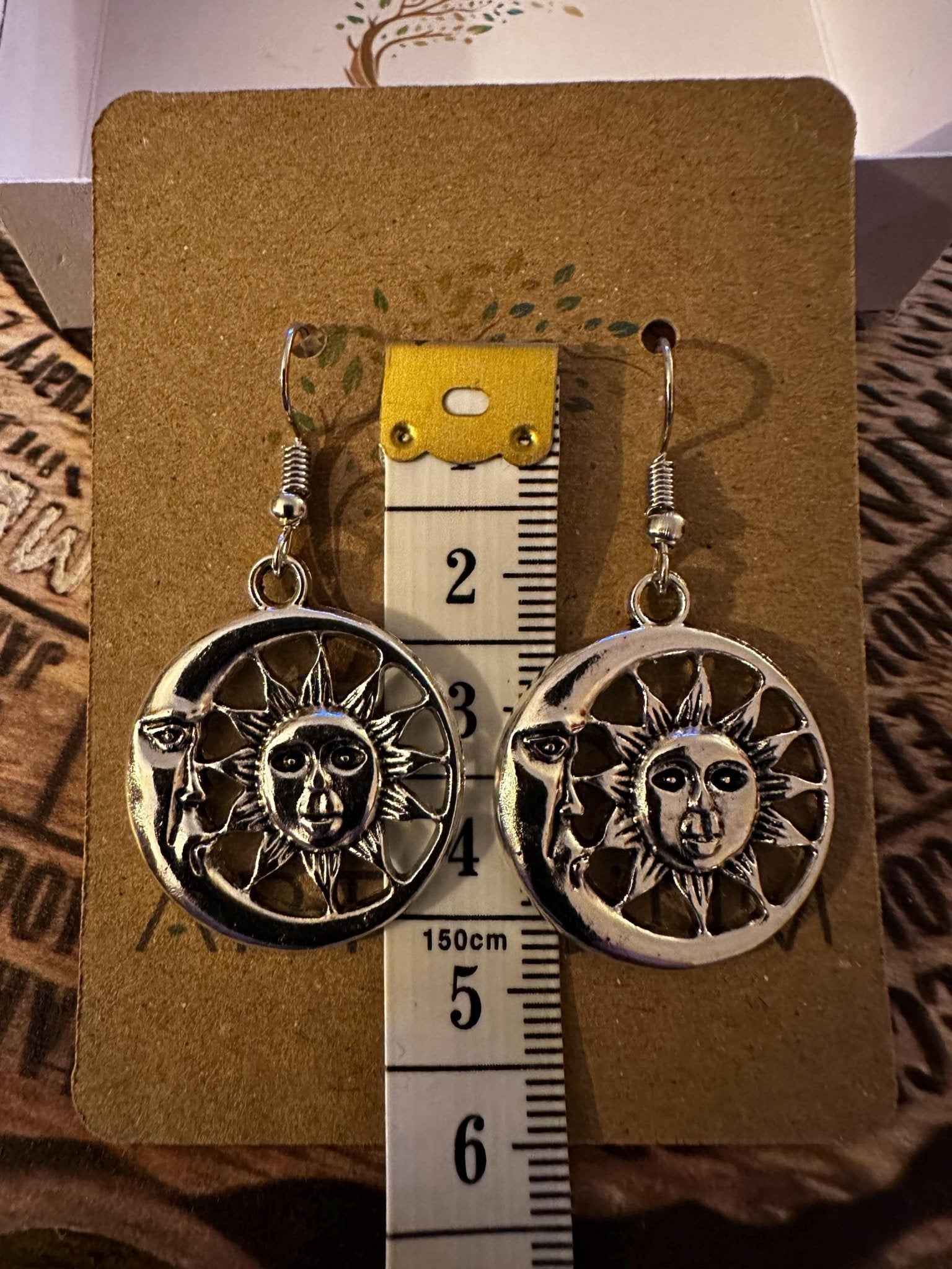 Celestial Sun and Moon Earrings - Hypoallergenic Spiritual Jewelry for All Occasions