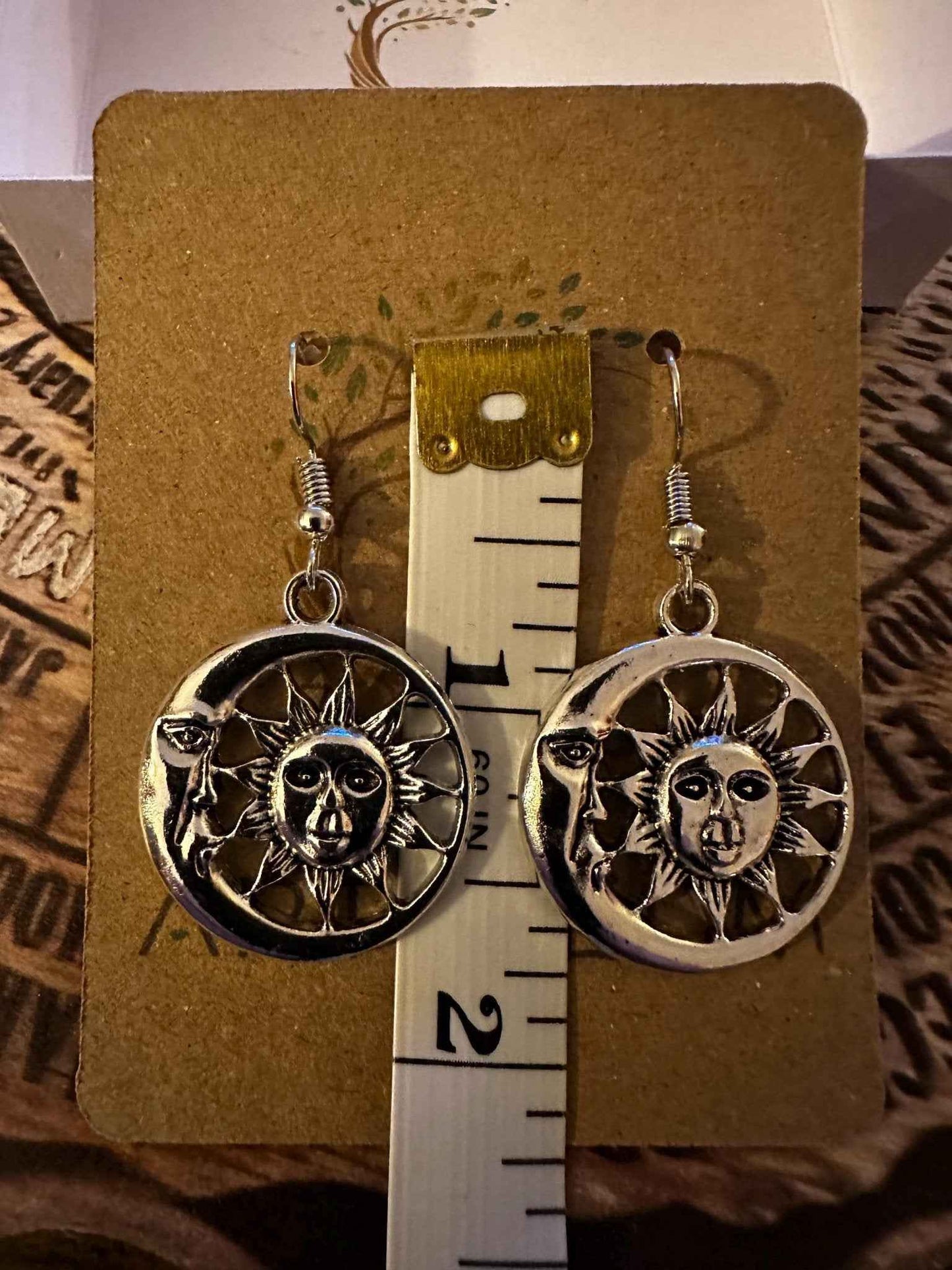 Celestial Sun and Moon Earrings - Hypoallergenic Spiritual Jewelry for All Occasions